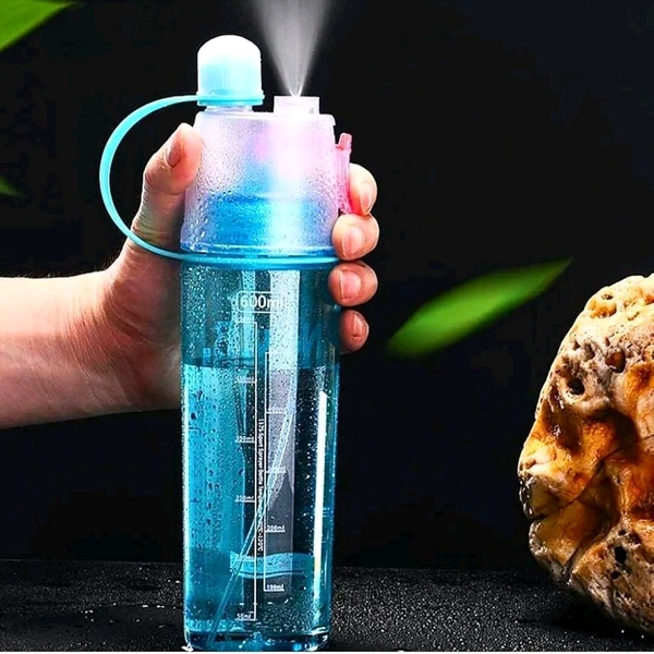 2in1 Water Bottle With Spray