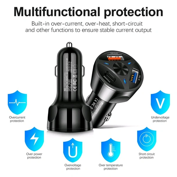 Ms-cc212 Car Adapter 3usb 55w