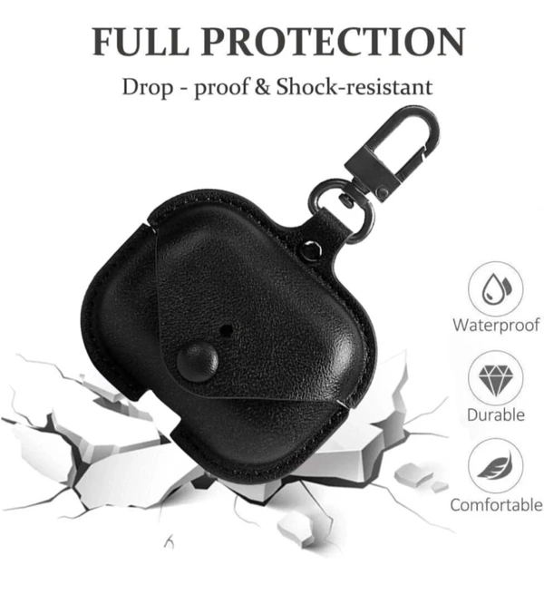Airpods Pro2 Ledar Cover - Black