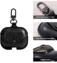 Airpods Pro2 Ledar Cover - Black