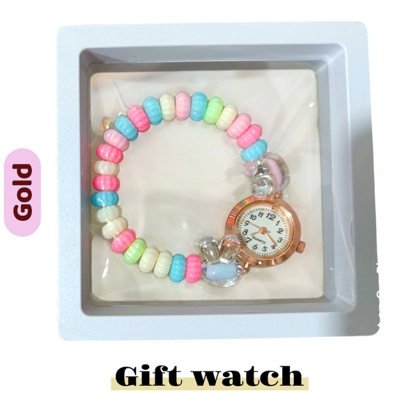 Gift Watch Gold With Smart Peking
