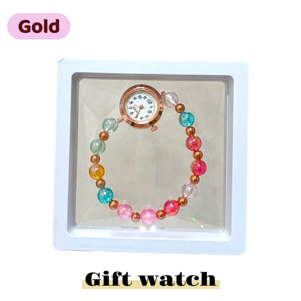 Gift Watch Gold With Smart Peking