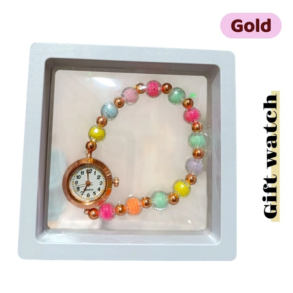 Gift Watch Gold With Smart Peking