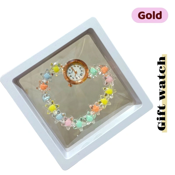 Gift Watch Gold With Smart Peking