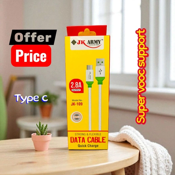Jk Army Type C Cable Super Vooc Support