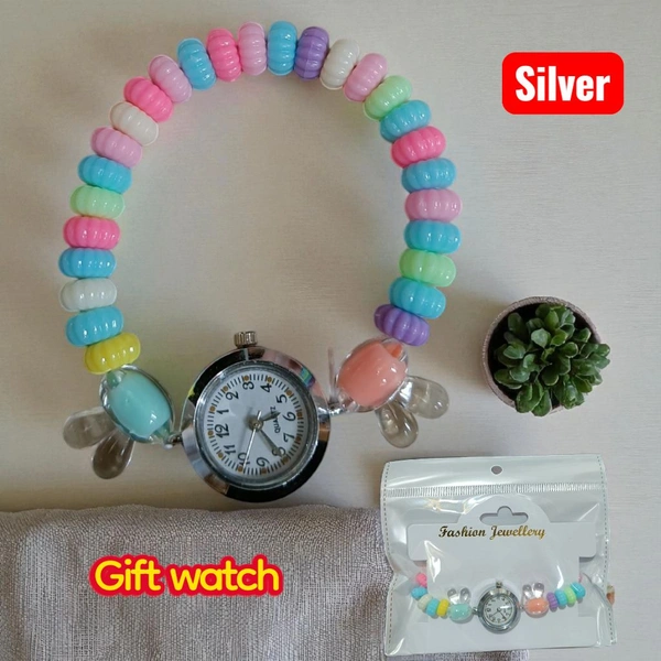 Rabbite Stone Gift Watch Silver (21)