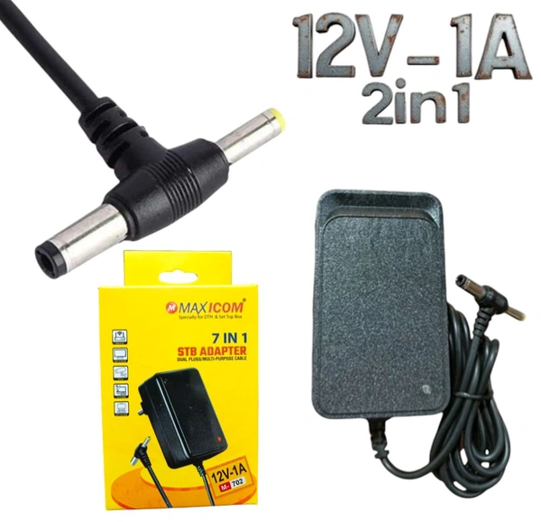 Maxicom 12v 1A 2in1 Adapter