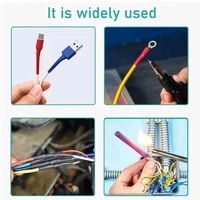 2UUL 6mm 8mm 10mm Pre-Cut Heat Shrink Tubing 200Pcs/set