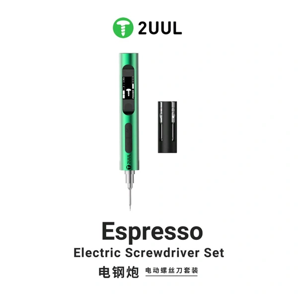 2UUL SD11 Espresso Electric Screwdiver Set