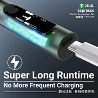 2UUL SD11 Espresso Electric Screwdiver Set