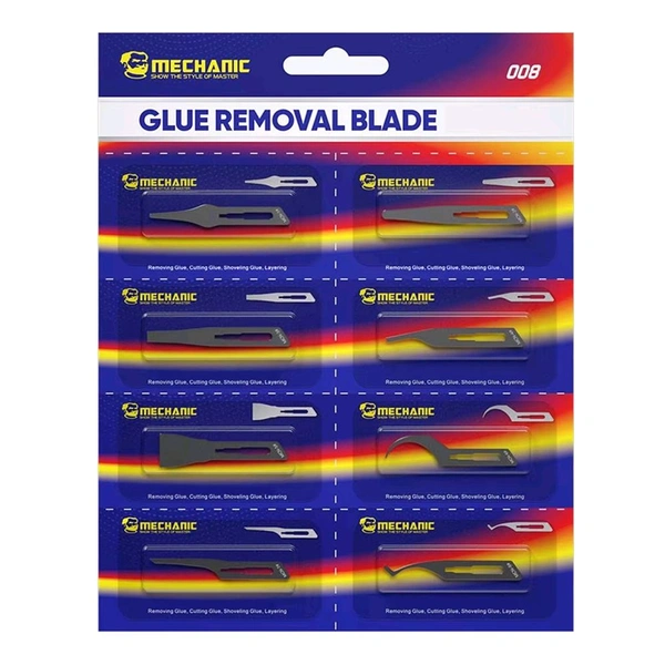 Mechanic 008 Glue Removal Blade 8pes Set
