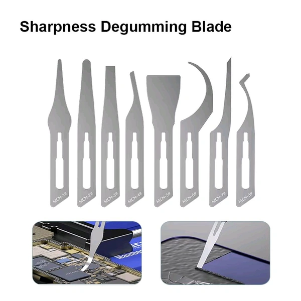 Mechanic 008 Glue Removal Blade 8pes Set