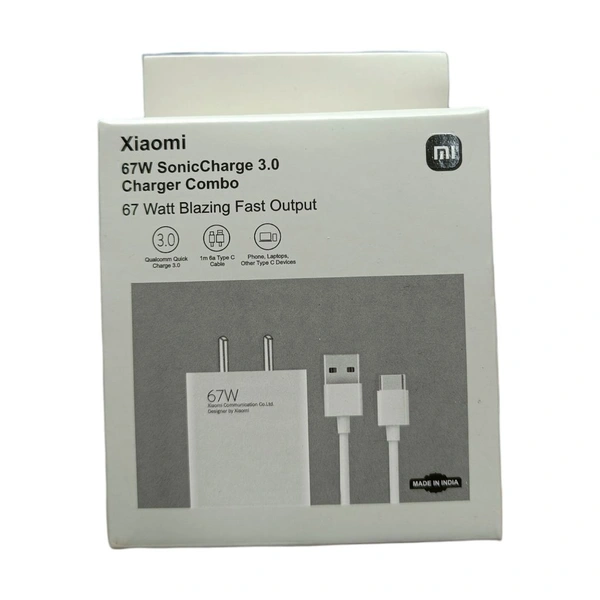 Mi 67W Charger 3.0 With 6A Fast Output Cable