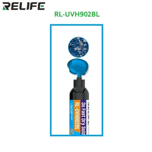 Relife RL-UVH902BL 3S Fast Dry Solder Resist Oil Blue
