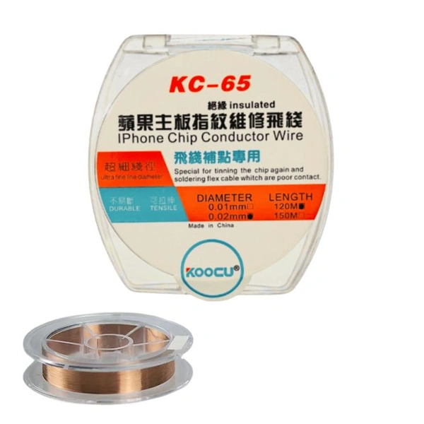 Koocu KC-65 Durable Tensile Jumper Wire for Iphone chip conductor wire 0.02mm