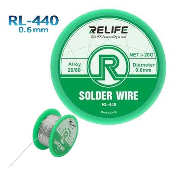 Relife RL440 Solder Wire 0.6mm 20G