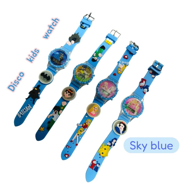 disco kids watch (sky blue)