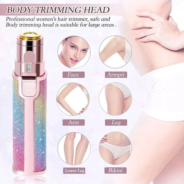 Women Blawless Battery Powered Eyebrow And Uperlip Trimmer Shaver For Ladies.