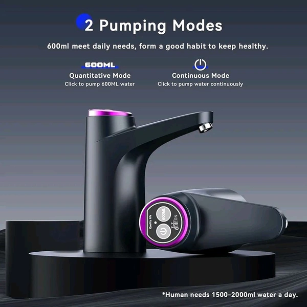 Automatic Water Dispenser Pump  - Black