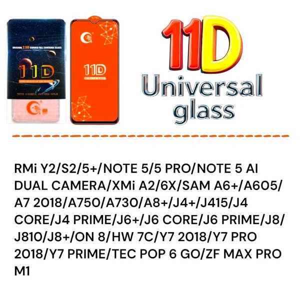 Mi Y2 / Note5 Universal 11D Glass 