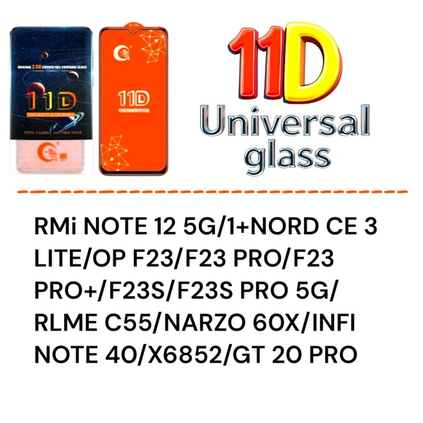 Mi Note 12 5g Universal 11D Glass 