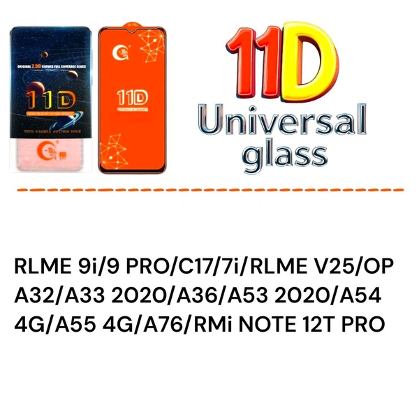 Realme 9i Universal 11D Glass 