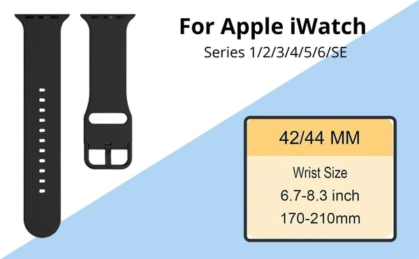 Smart Watch Belt 42mm To 49mm  - Black