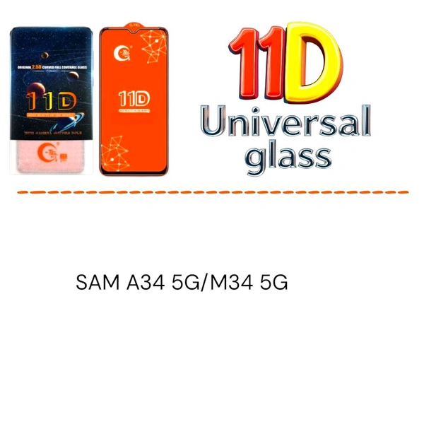 Samsung A34 5g Universal 11d Glass 