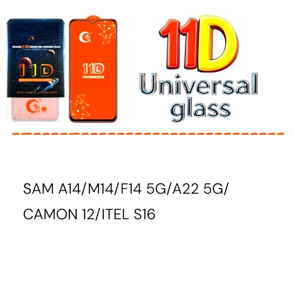Samsung A14 Universal 11D Glass 