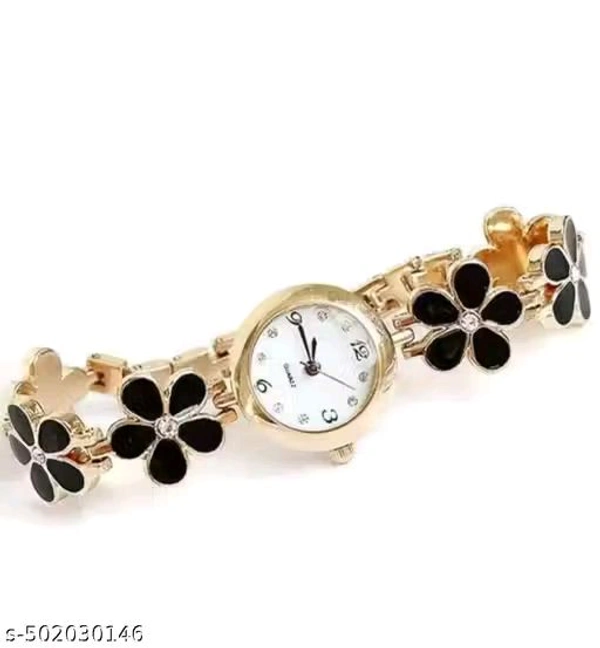 Ladies Watch Black Gold (4)