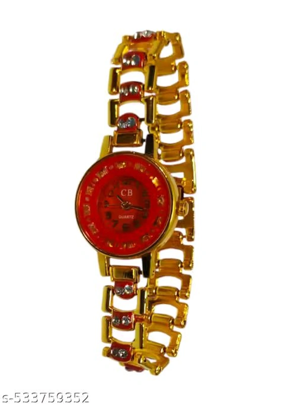 Ladies Watch Red Silver (5)