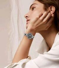 Ladies Watch Black Silver (6)