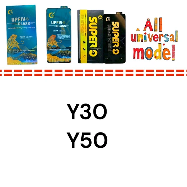 Vivo Y30 / Y50 Universal UP FIVE +Super D Glass 