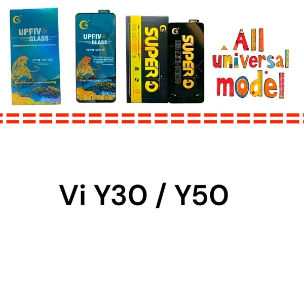 Vivo Y30 / Y50 Universal UP FIVE +Super D Glass 