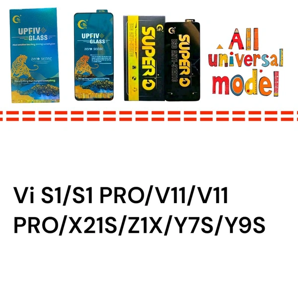 Vi S1/S1 PRO/V11/V11 PRO/X21S/Z1X/Y7S/Y9S Universal UP FIVE +Super D Glass 