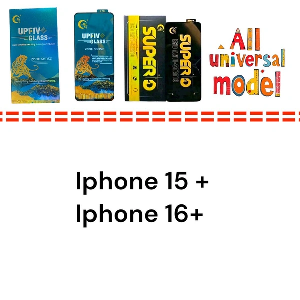 iPhone 15+ / 16+ Up Five+Super D Glass
