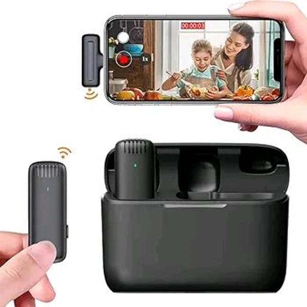 J13 Double Coler Mic With Charging Dabi