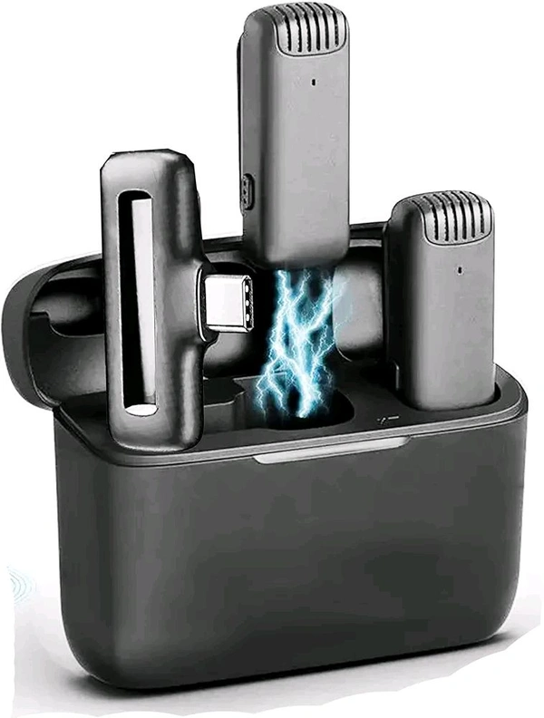J13 Double Coler Mic With Charging Dabi