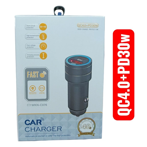 C076 Car Adapter Usb+Pd 48w