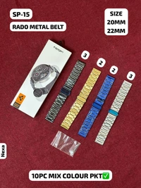 Smart Watch Belt 20mm / 22mm Metal  - Blue, 22mm