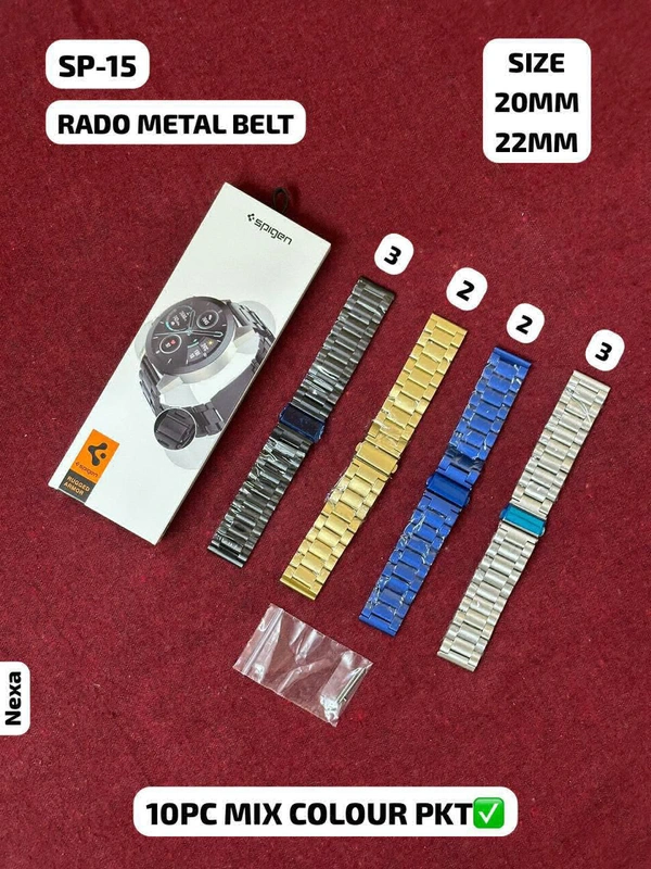 Smart Watch Belt 20mm / 22mm Metal  - Blue, 22mm