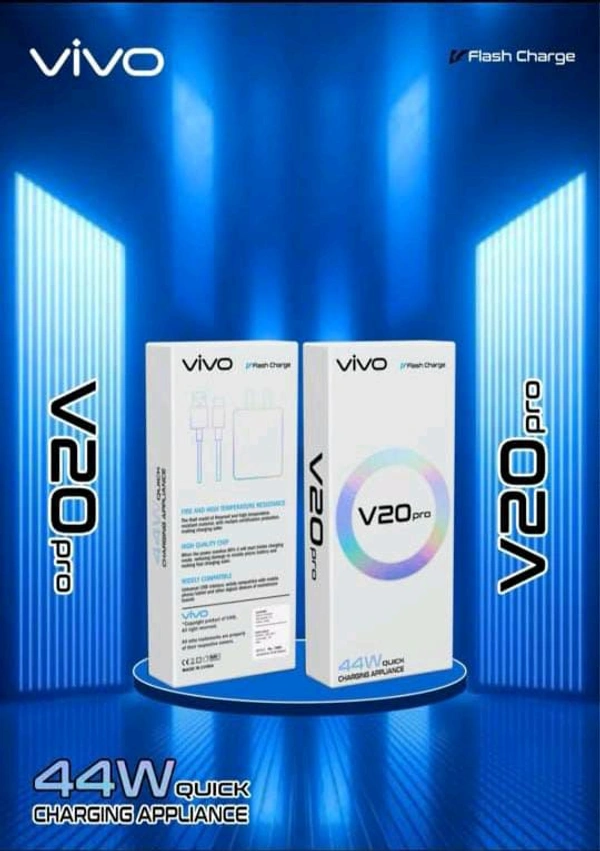 Vivo V20pro 44w Flash Charger 1year Warranty