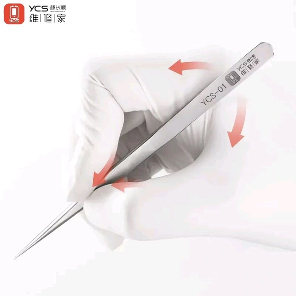 YCS-01 Tweezer Non Magnetic Stainless Steel Ultra Fine Tweezer