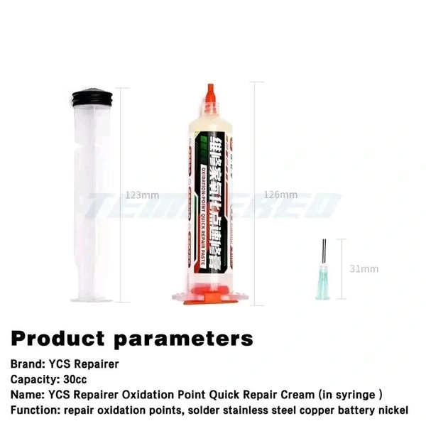 YCS SX-02 Oxidation Point Quick Repair Flux Paste For PCB BGA Repair