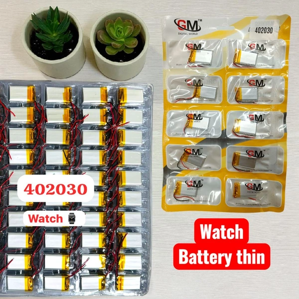 402030 Watch Battery Thin