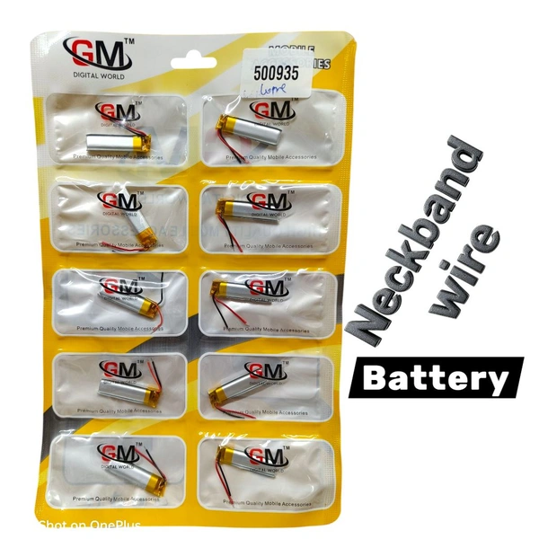 500935 Neckband Battery With Wire