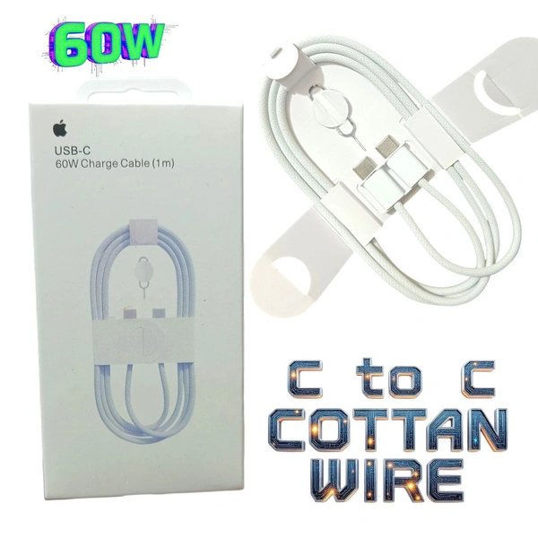 Ip 60w C To C Cottan Wire Cable OG 