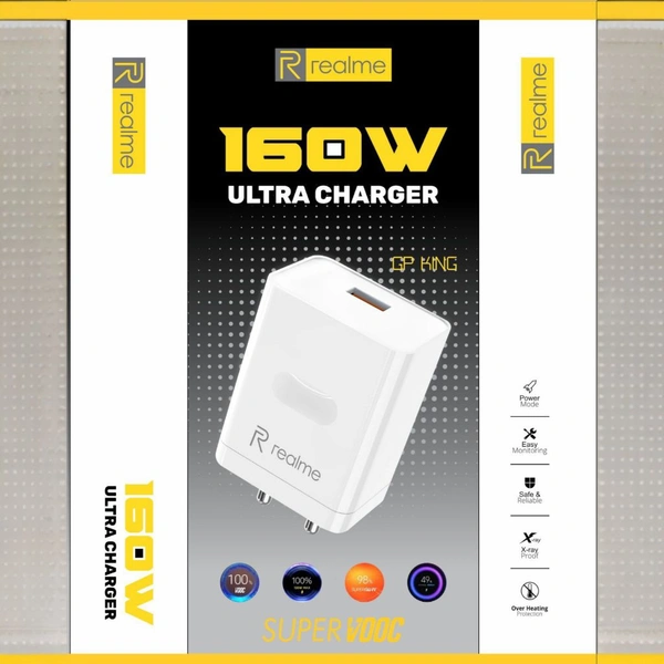 Realme 160w Ultra Charger ( 1year Warranty )