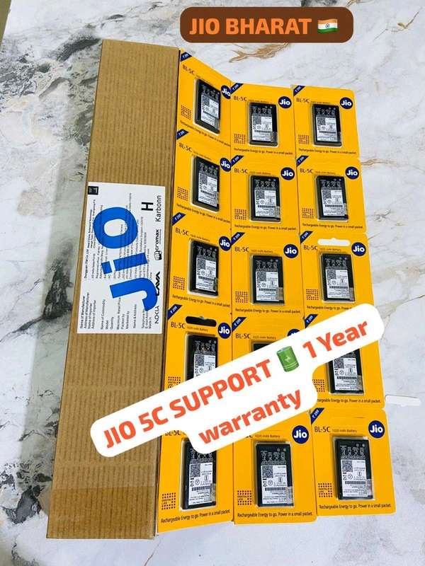 Jio Bharat 5c Battery Box ,(1year Warranty)