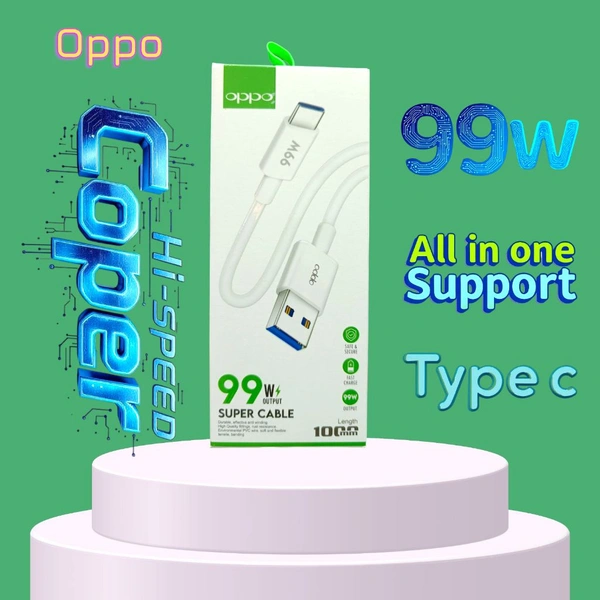 Oppo 99w Type C Cable (1year Warranty) - 1mt.